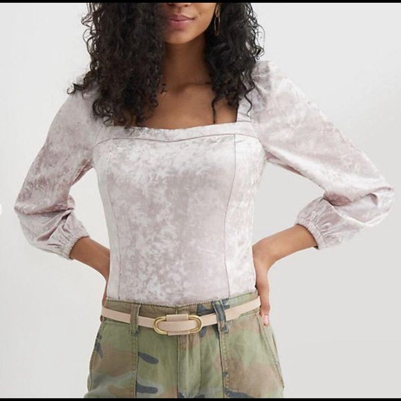 Anthropologie Tops - Anthropologie Jessica Velvet Top, size extra small